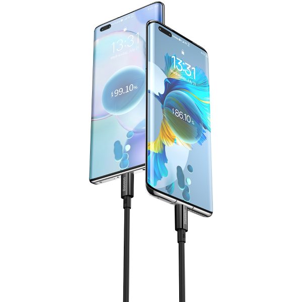 Kabeļu superior sērija USB -A - USB -C 100W 1M - melns