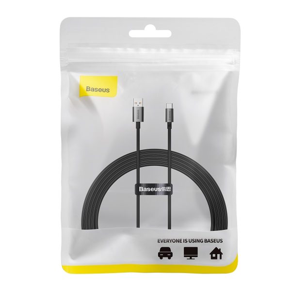 Kabeļu superior sērija USB -A - USB -C 100W 1M - melns