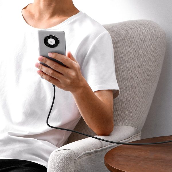 Kabeļu superior sērija USB -A - USB -C 100W 1M - melns