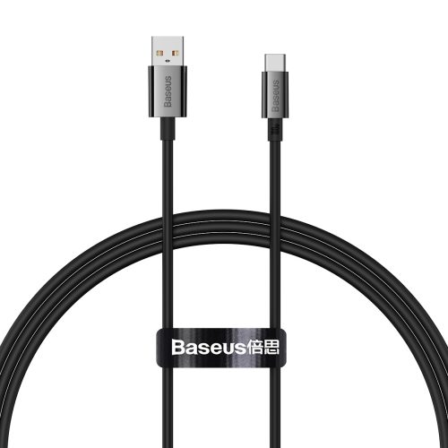 Kabeļu superior sērija USB -A - USB -C 100W 2M - melns