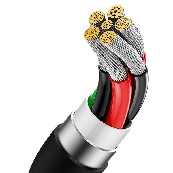 Kabeļu superior sērija USB -A - USB -C 100W 2M - melns