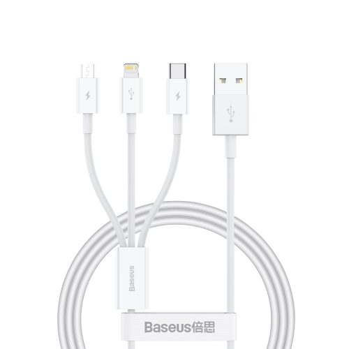 3in1 kabeļu superior sērija USB -A - USB -C / zibens / mikro USB 3