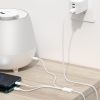 3in1 kabeļu superior sērija USB -A - USB -C / zibens / mikro USB 3,5A 1M - balts