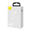 3in1 kabeļu superior sērija USB -A - USB -C / zibens / mikro USB 3,5A 1M - balts