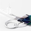 3in1 kabeļu superior sērija USB -A - USB -C / zibens / mikro USB 3,5A 1M - balts