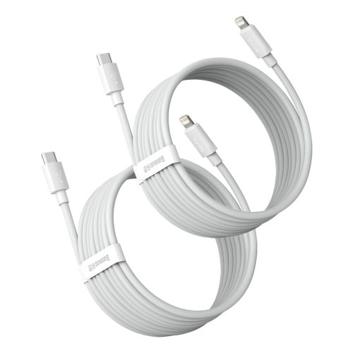 2x kabelis vienkāršs gudrības gudrība iphone zibens - USB -C 20W 1