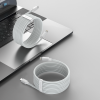 2x kabelis vienkāršs gudrības gudrība iphone zibens - USB -C 20W 1,5 m - balts