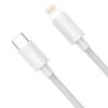 2x kabelis vienkāršs gudrības gudrība iphone zibens - USB -C 20W 1,5 m - balts