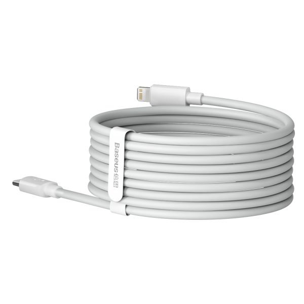 2x kabelis vienkāršs gudrības gudrība iphone zibens - USB -C 20W 1,5 m - balts