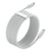 2x kabelis vienkāršs gudrības gudrība iphone zibens - USB -C 20W 1,5 m - balts
