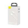 2x kabelis vienkāršs gudrības gudrība iphone zibens - USB -C 20W 1,5 m - balts