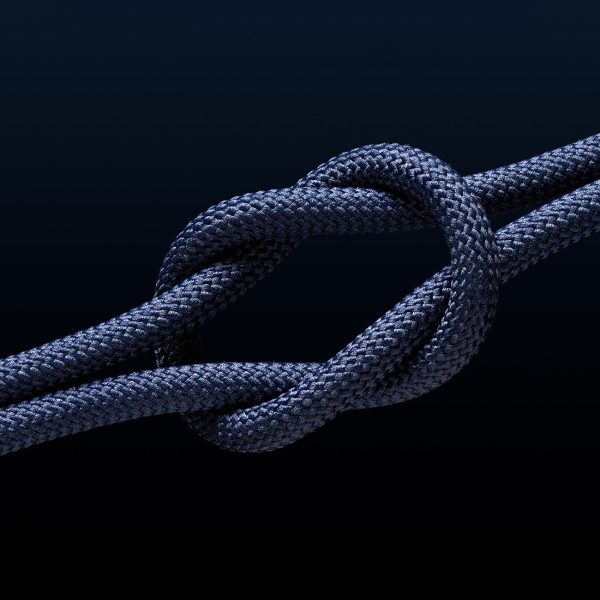 Volframa zelta USB -C kabeļa kabelis - USB -C 100W 1M - Navy Blue
