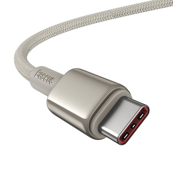 Volframa zelta USB -C kabeļa kabelis - USB -C 100W 1M - zelts