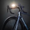 2in1 priekšējais velosipēdu lampa 150lm zem skaitītāja ar PowerBank 5000mah IPX6 - melns