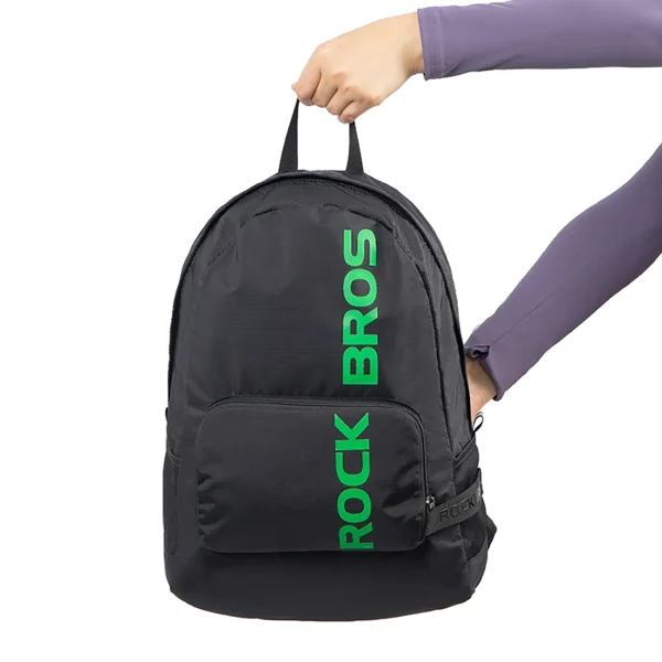 Ūdensnecaurlaidīga sporta mugursoma Folding 46,5x38cm 18L - melna