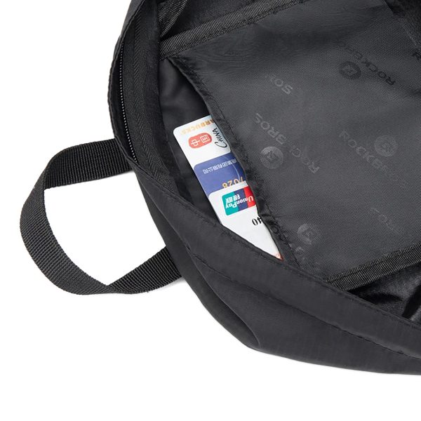 Ūdensnecaurlaidīga sporta mugursoma Folding 46,5x38cm 18L - melna
