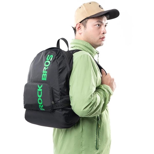 Ūdensnecaurlaidīga sporta mugursoma Folding 46,5x38cm 18L - melna