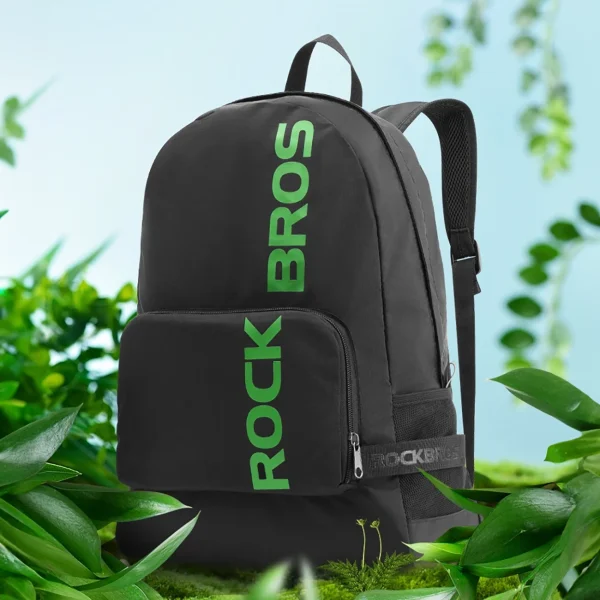 Ūdensnecaurlaidīga sporta mugursoma Folding 46,5x38cm 18L - melna