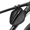Velosipēdu soma instrumentu sūknim, kas piestiprināts pie rāmja 0,7L - melns