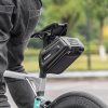 Velosipēdu soma, kas piestiprināta pie segliem, lai iegūtu augstas ātruma blīvējumu 1,8L - melns