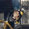 Velosipēdu soma seglam ar pudeles kabatas 1,5L pudeli - melna