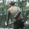 Velosipēdu soma, kas piestiprināta pie stūres rata rāmja 2L seglam - zaļai