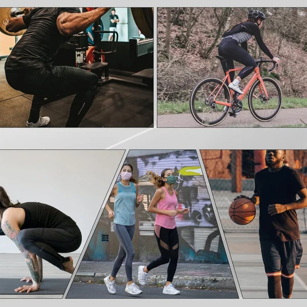 Garās bikses ar velosipēdu velosipēdu biksēm ar L - melnu