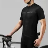 Velosipēdu krekls ar īsām piedurknēm L - melna