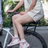 Velosipēdu bagāžnieka soma salocīta ar 5L sēdekli - melnu