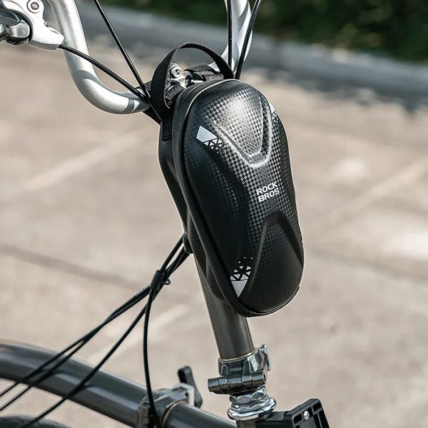 Soma velosipēdu stūres ratam vai 1,3L motorolleram - melns