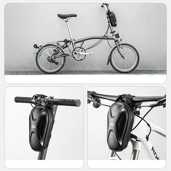 Soma velosipēdu stūres ratam vai 1,3L motorolleram - melns