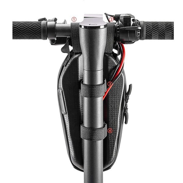 Soma velosipēdu stūres ratam vai 1,3L motorolleram - melns