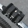 Velosipēdu rokturis ar Velcro stiprināšanai uz stūres līdz Bidon skaļrunim utt. - Melns