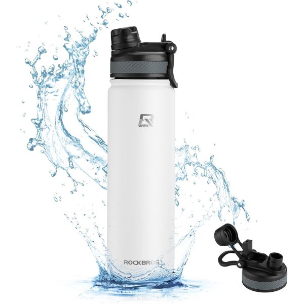Pudeles pudeles velosipēdu ūdens pudele dzērieniem 620 ml - balts