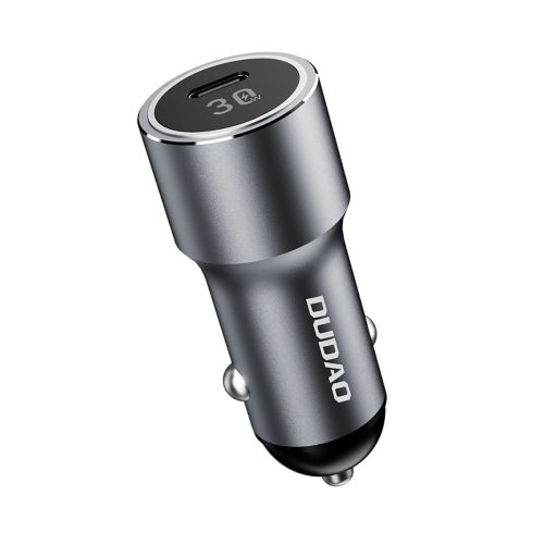 USB -C 30W PD automašīnas lādētājs - sudrabs