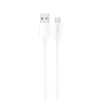 L4SM USB -A lādēšanas kabelis - Micro USB 2A 1M - balts