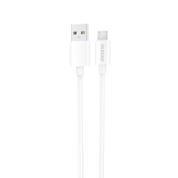 L4SM USB -A lādēšanas kabelis - Micro USB 2A 1M - balts