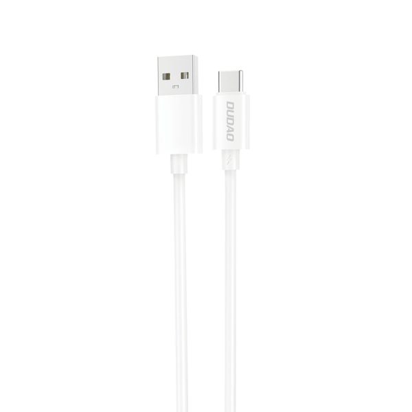 L4ST USB -A lādēšanas kabelis - USB -C 2A 1M - balta uzlāde
