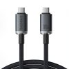 Kabeļa kabeļa kristāls spīd USB -C - USB -C USB3.2 100W 20Gbps 1