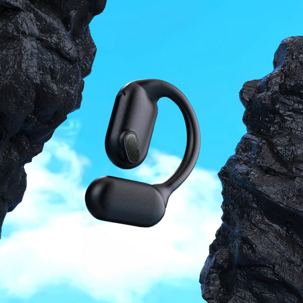 Biznesa austiņas ir U4A ar mikrofonu Bluetooth 5.3 IPX5 sarunām - melna