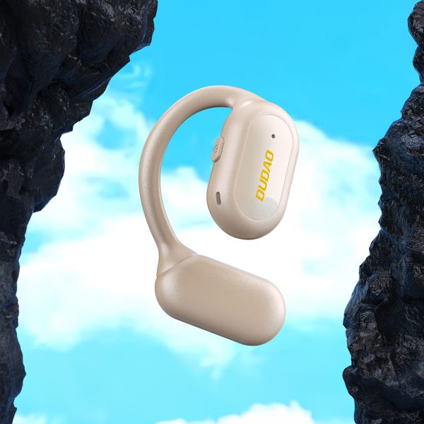 Biznesa austiņas ir U4A ar mikrofonu Bluetooth 5.3 IPX5 sarunām - balta