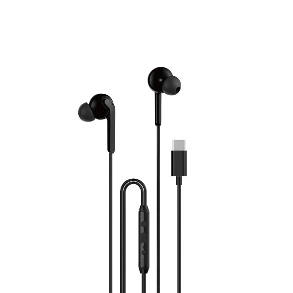 X3C austiņas+ vadu -efektīvā mikrofonā un USB -C 1