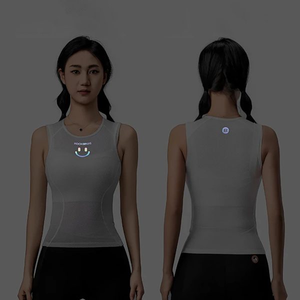 T -krekls velosipēdu veste. 3D sieviešu ātrais ātrais rajons XL / XXL - balts