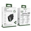 A90 GAN USB -A QC 18W tīkla lādētājs - melns