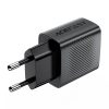 A86 2X USB -A 12W tīkla lādētājs - melns