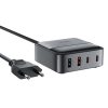 Tīkla lādētāja barošanas stacija Z6 GAN 2X USB-A 2X USB-C PD 65W-Black