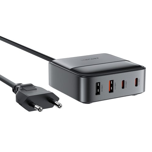 Tīkla lādētāja barošanas stacija Z6 GAN 2X USB-A 2X USB-C PD 65W-Black