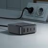 Tīkla lādētāja barošanas stacija Z6 GAN 2X USB-A 2X USB-C PD 65W-Black