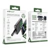 Magnētiskā PowerBank 1000mah indukcija 2x USB-C PD 30W + USB-C kabeļa-melns