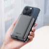 Magnētiskā PowerBank 1000mah indukcija 2x USB-C PD 30W + USB-C kabeļa-melns
